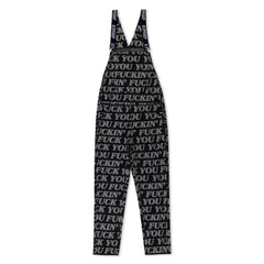 RIPNDIP Fuckin Fuck Denim Overalls (Black)
