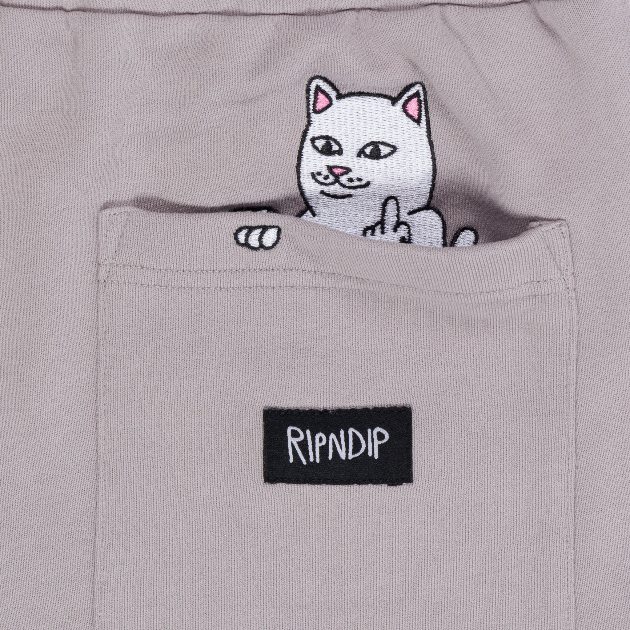 RIPNDIP Ripnlit Sweatshorts (Charcoal Faded Dye)