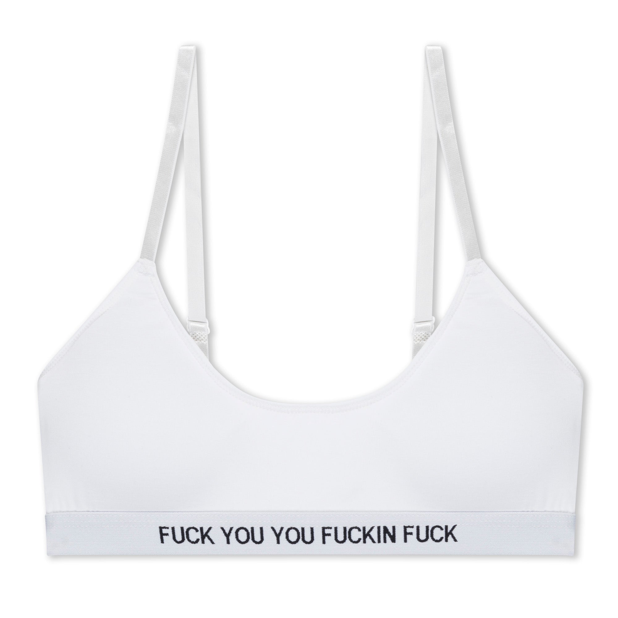 RIPNDIP Fuckin Fuck Bralette (White)