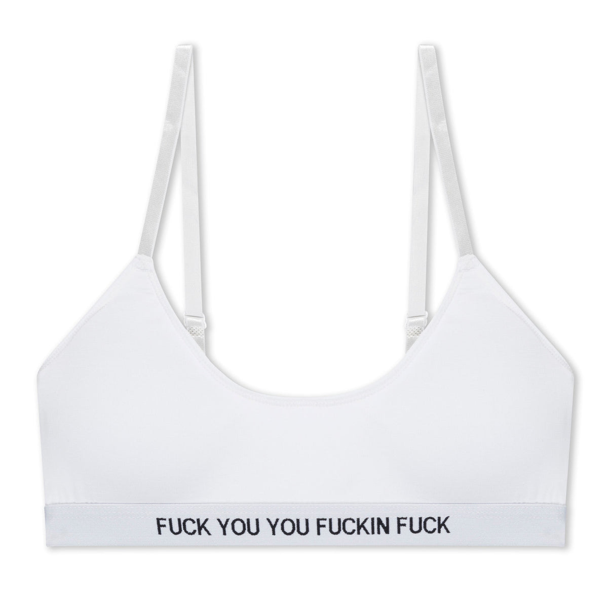 RIPNDIP Fuckin Fuck Bralette (White)