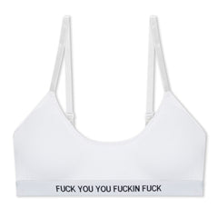 RIPNDIP Fuckin Fuck Bralette (White)