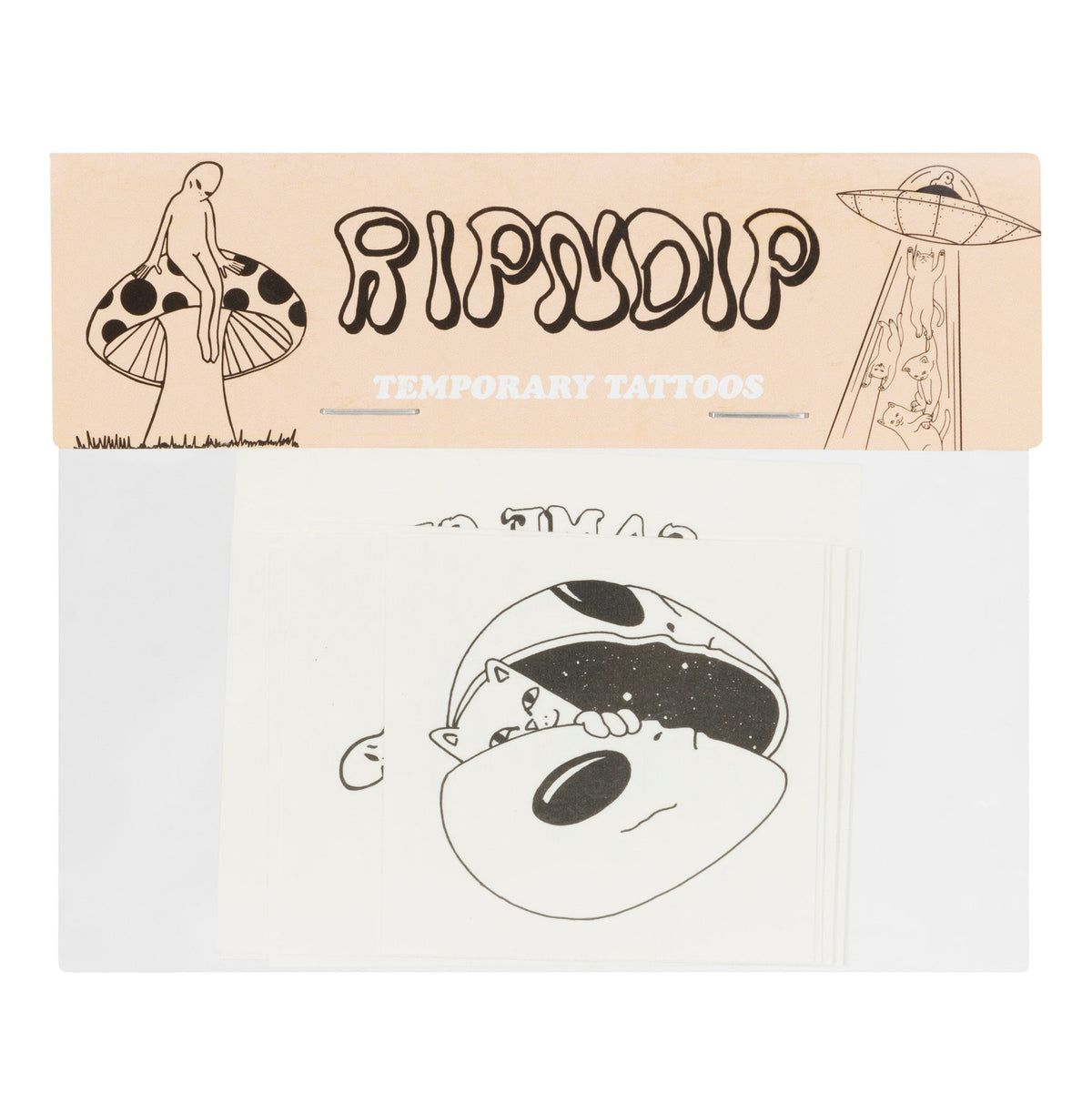 RIPNDIP We Out Here Tattoo Sheet (Black)