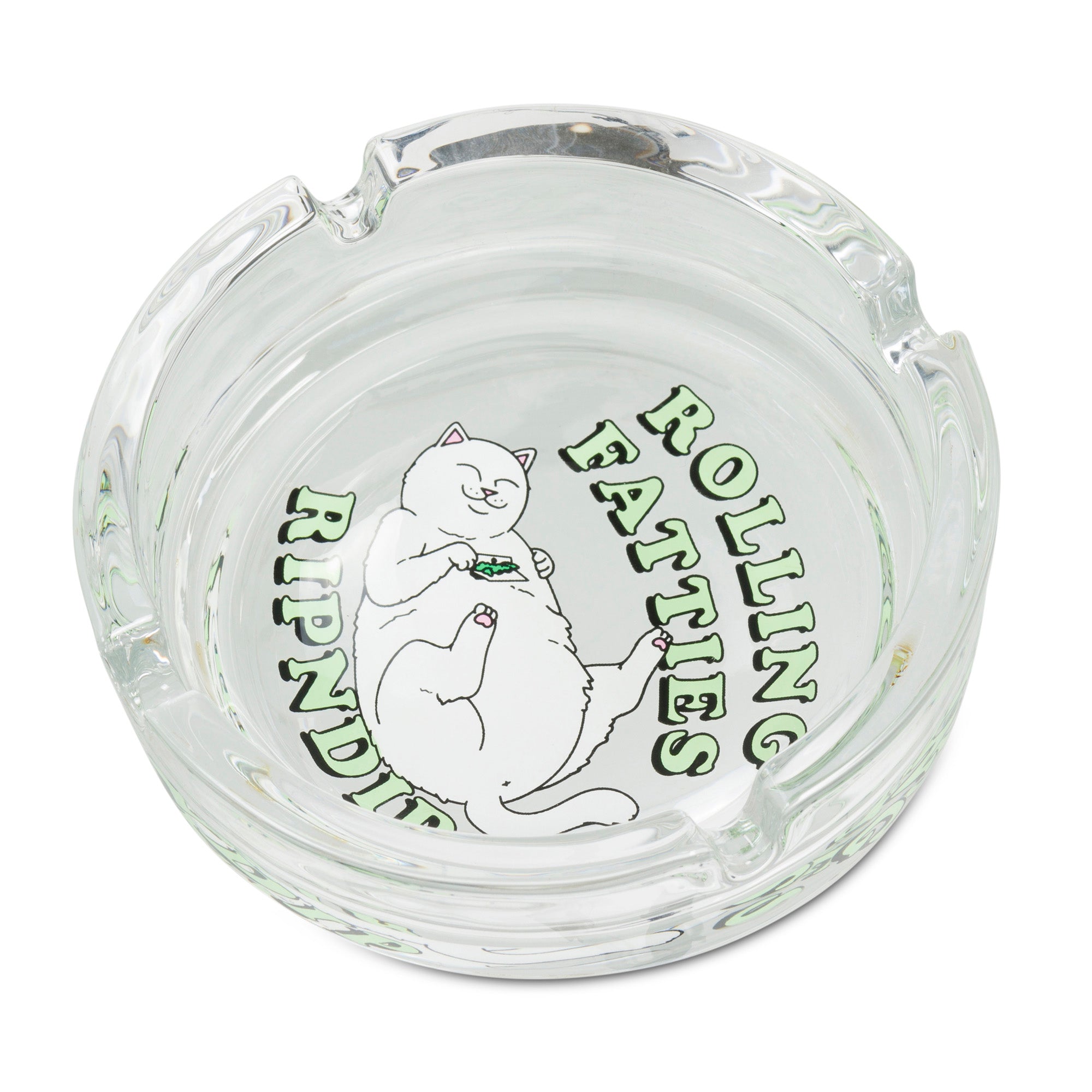 RIPNDIP Rolling Fatties Ashtray (Clear)