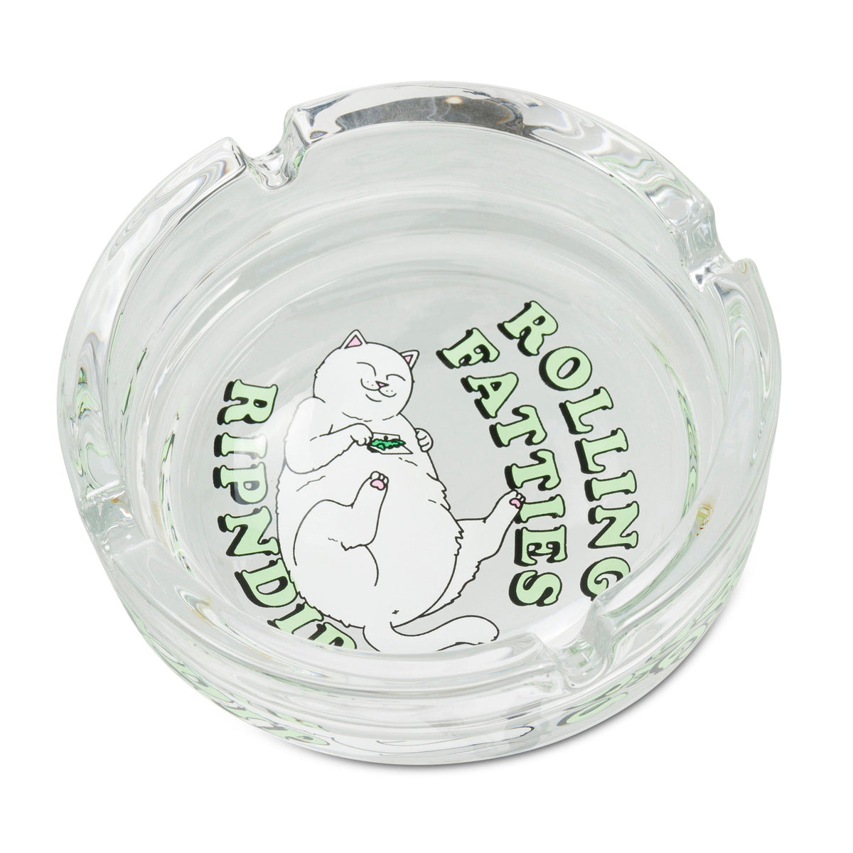 RIPNDIP Rolling Fatties Ashtray (Clear)