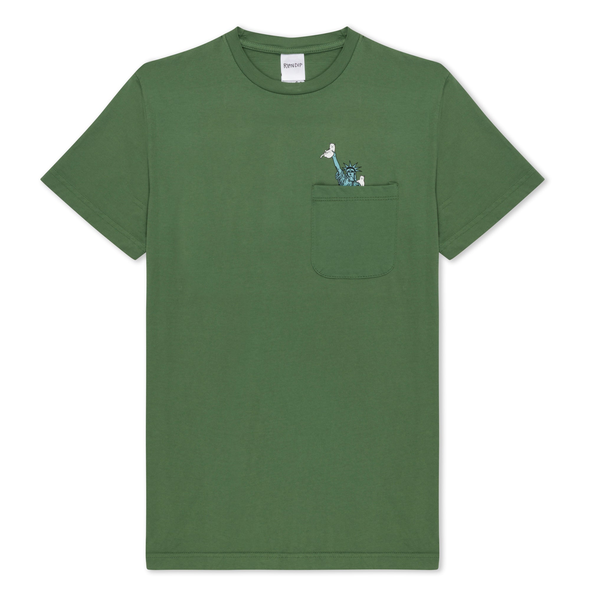 RIPNDIP Liberty Pocket Tee (Olive)