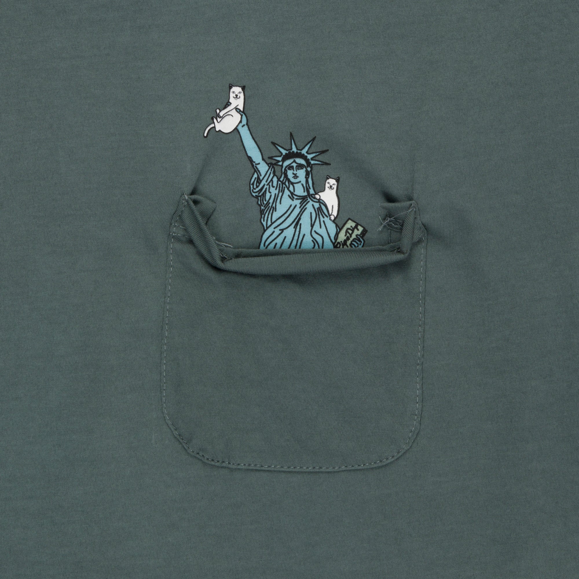 RIPNDIP Liberty Pocket Tee (Charcoal)