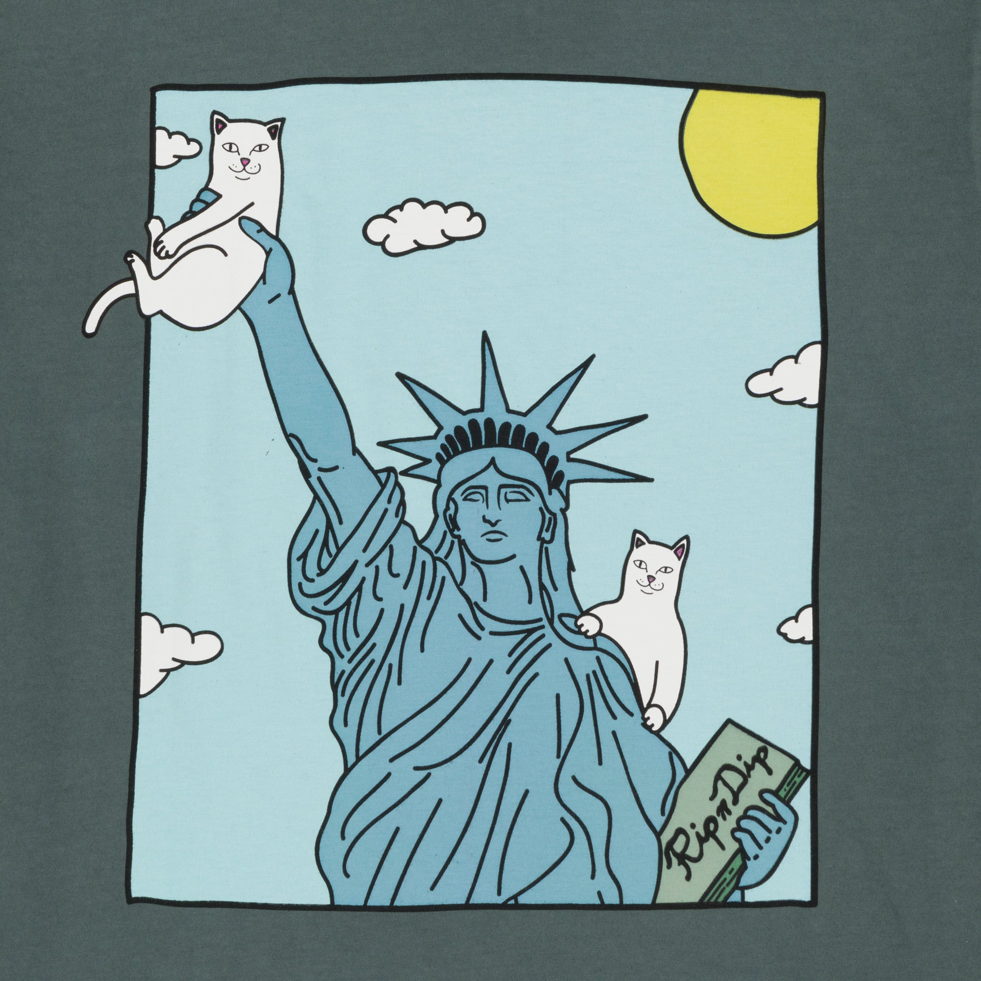 RIPNDIP Liberty Pocket Tee (Charcoal)