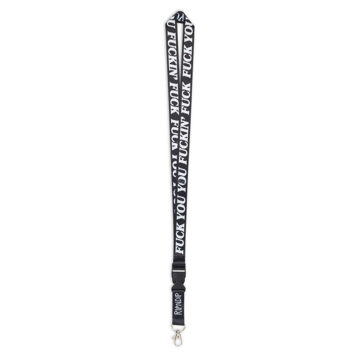RIPNDIP Fuckin Fuck Lanyard  (Black)
