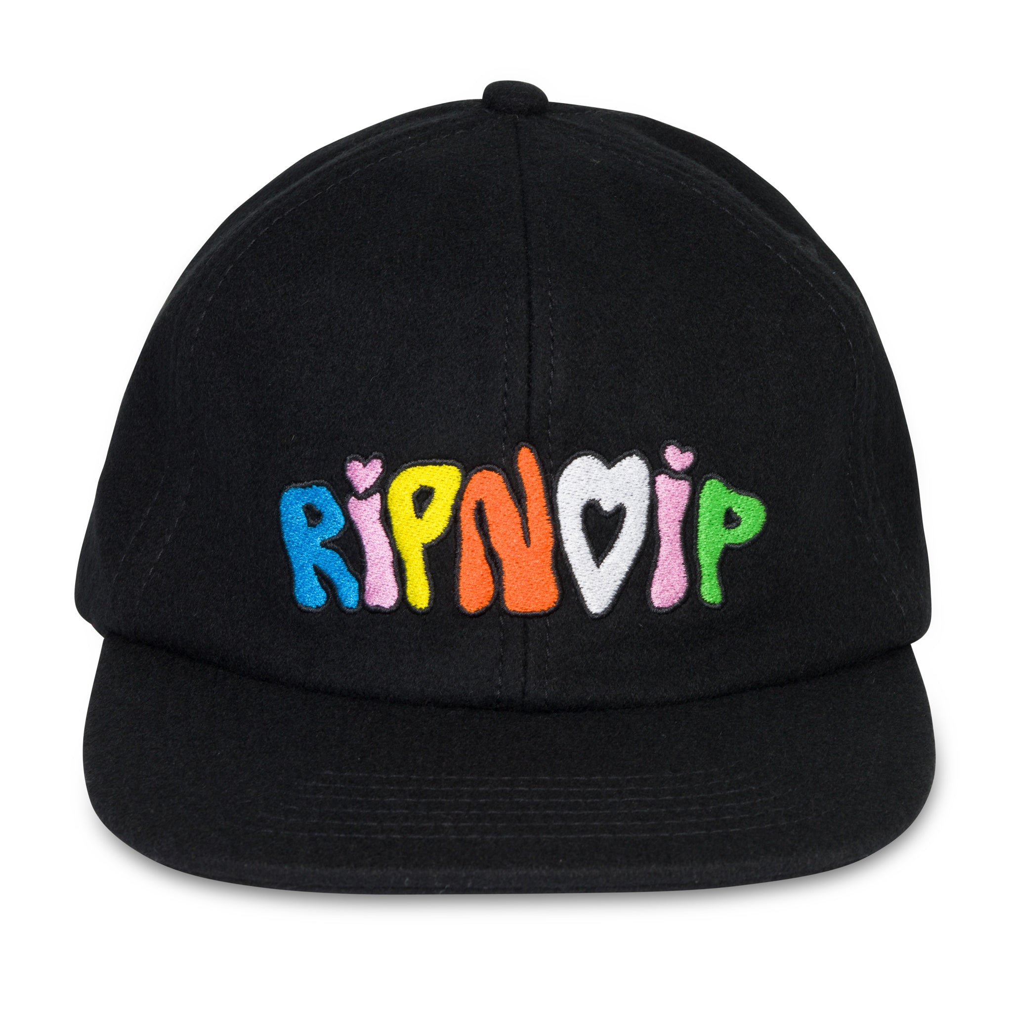 RIPNDIP Taste The Rainbow Wool Snapback  (Black)