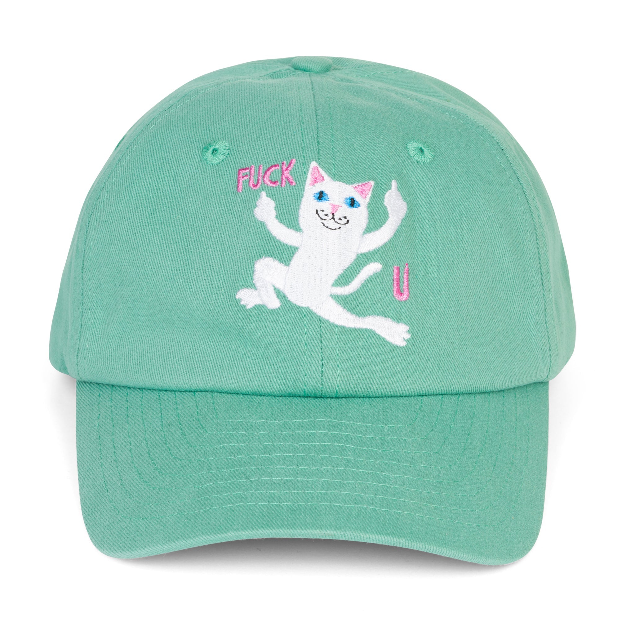 RIPNDIP F.U Twill Dad Hat (Light Pine)