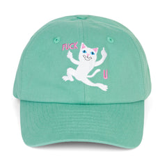 RIPNDIP F.U Twill Dad Hat (Light Pine)