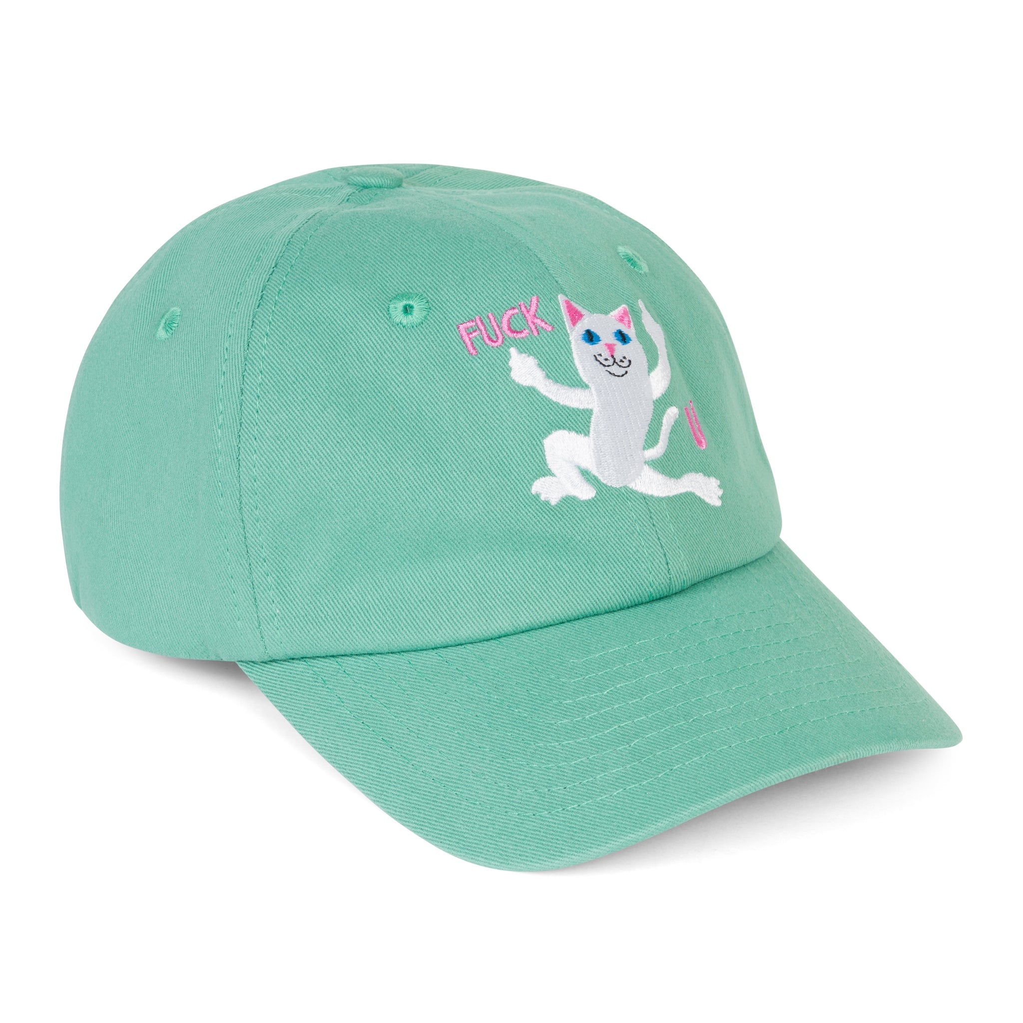 RIPNDIP F.U Twill Dad Hat (Light Pine)