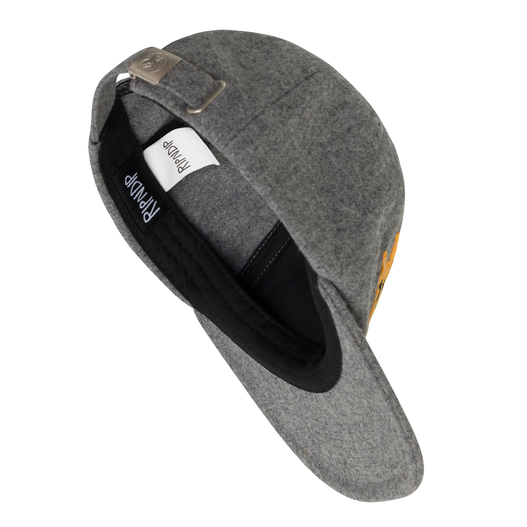 RIPNDIP RIPNLIT 6 Panel Wool Strapback (Charcoal)