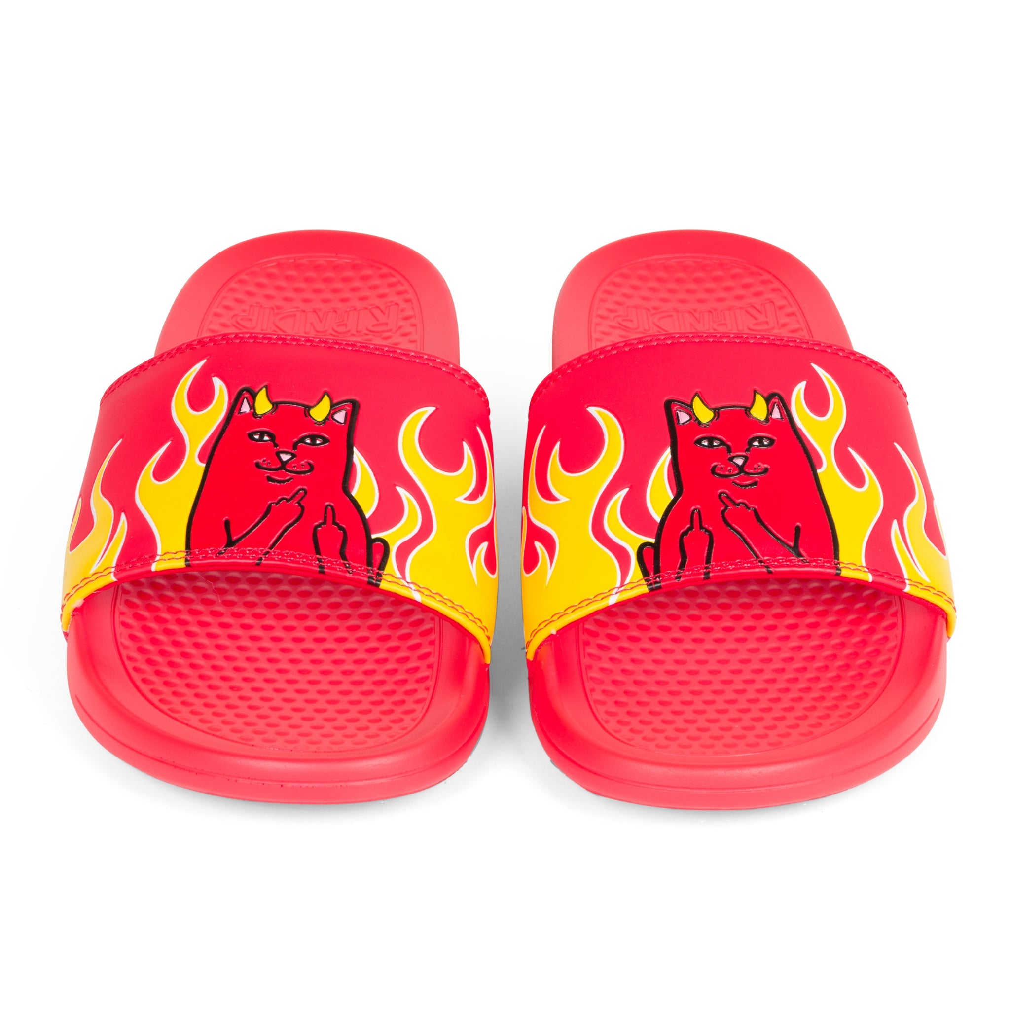 RIPNDIP Lord Devil Slides (Red)