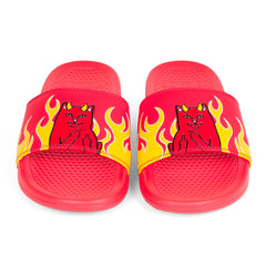 RIPNDIP Lord Devil Slides (Red)