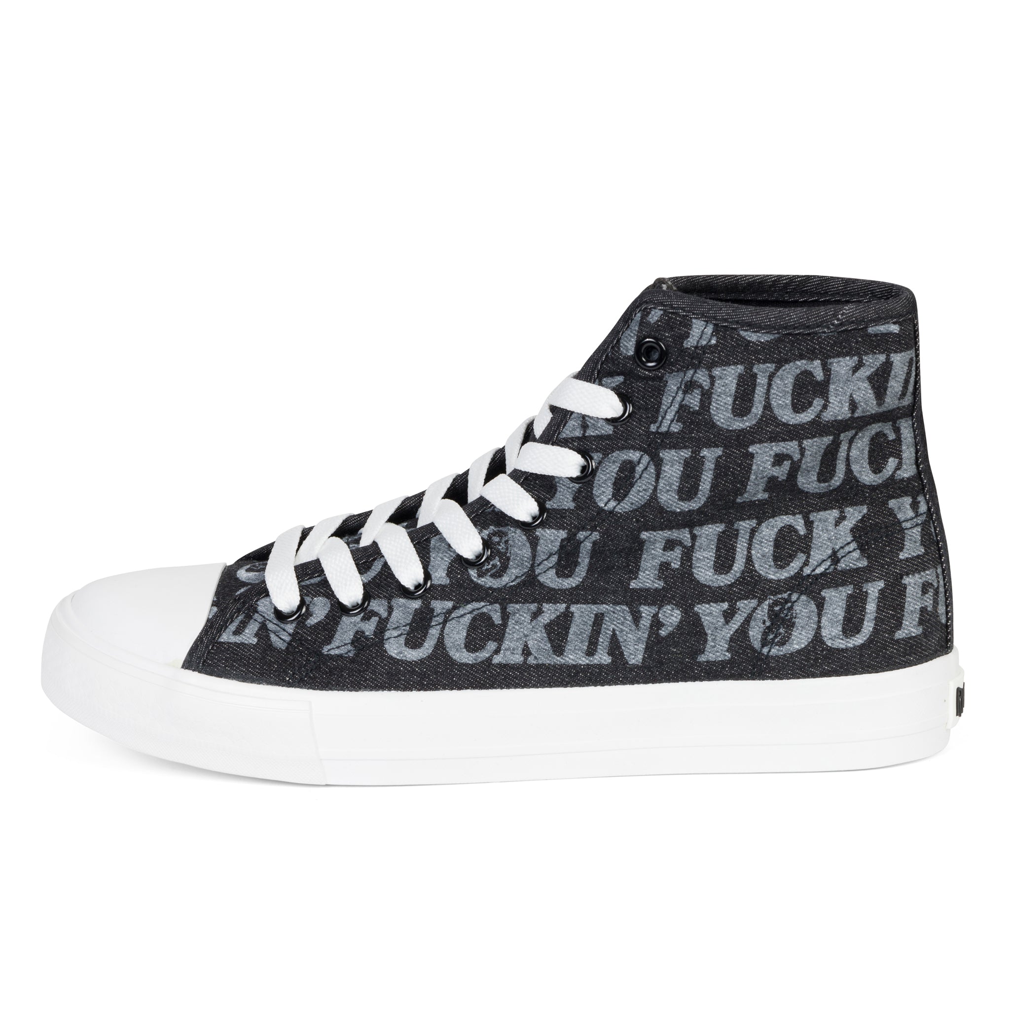 RIPNDIP Fuckin Fuck High Top Shoes (Black)