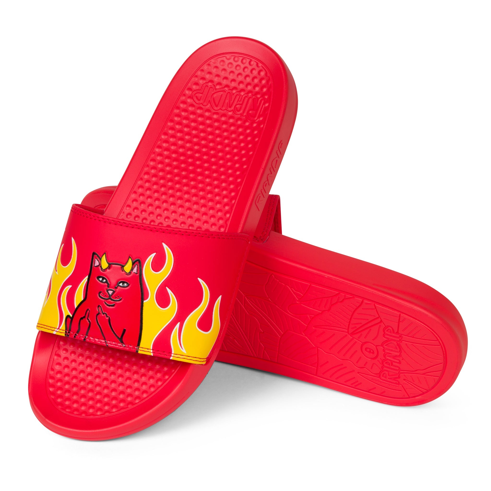 RIPNDIP Lord Devil Slides (Red)