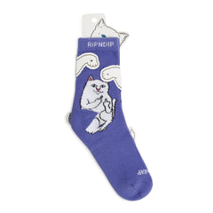 RIPNDIP Lord Nermal Mid Socks (Violet)