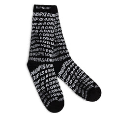 RIPNDIP Drug From God Socks (Black)