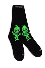 RIPNDIP Bah Humbug Socks (Black)