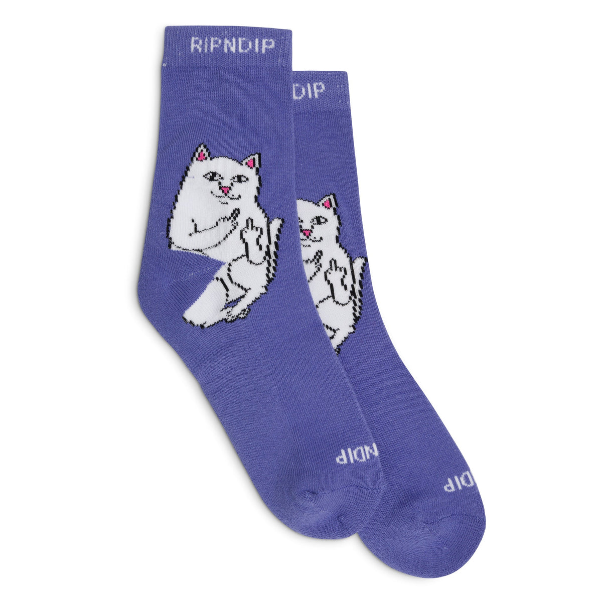RIPNDIP Lord Nermal Mid Socks (Violet)