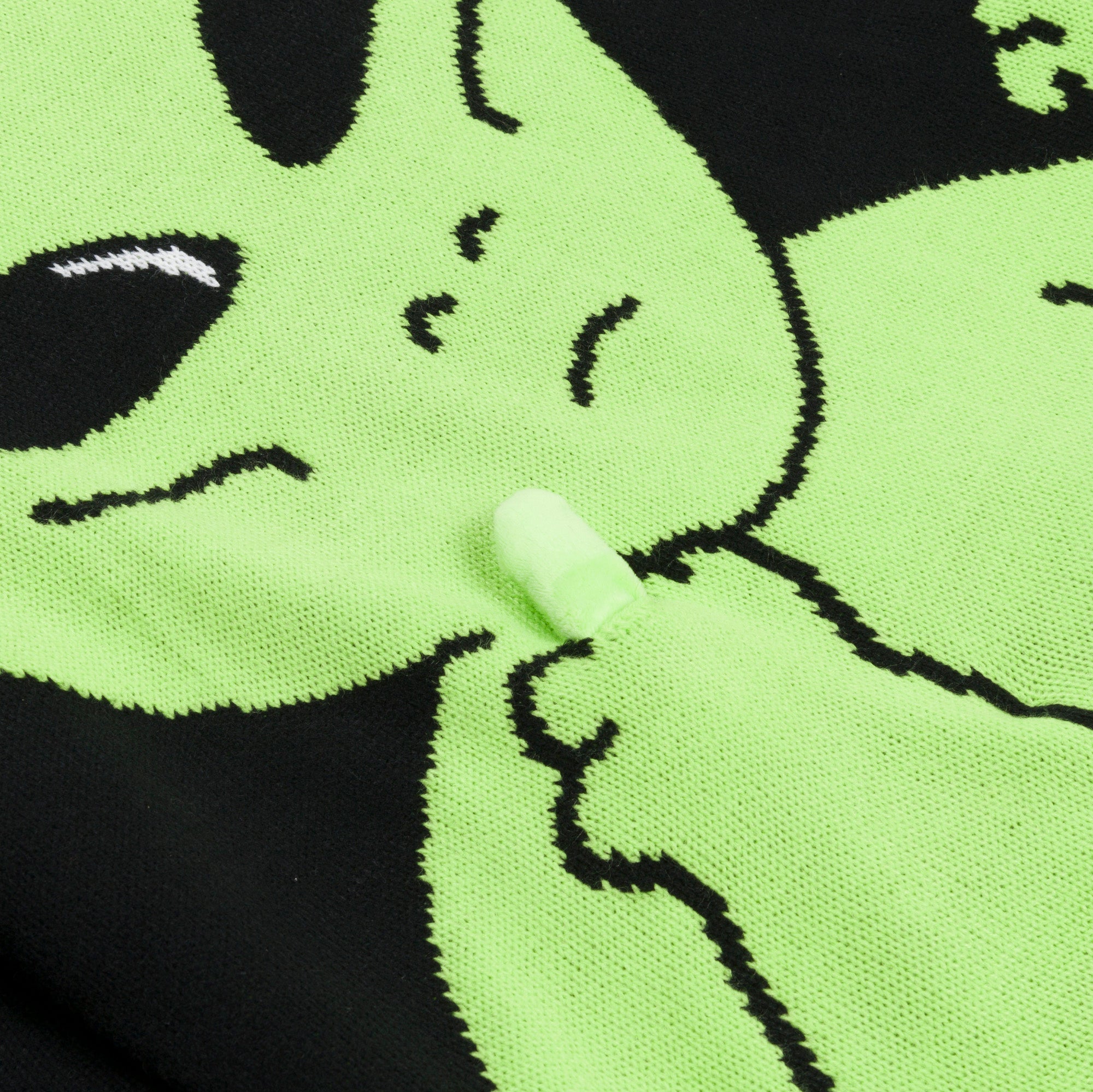 RIPNDIP Lord Alien Flippy Knitty Sweater (Black)