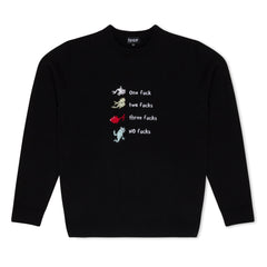 RIPNDIP Down By The Seashore Knit Sweater (Black)
