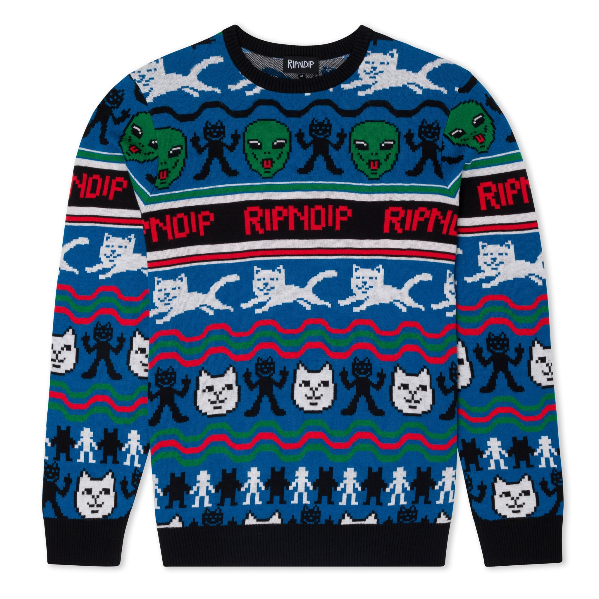 RIPNDIP Jolly Holiday Knit Sweater (Multi)
