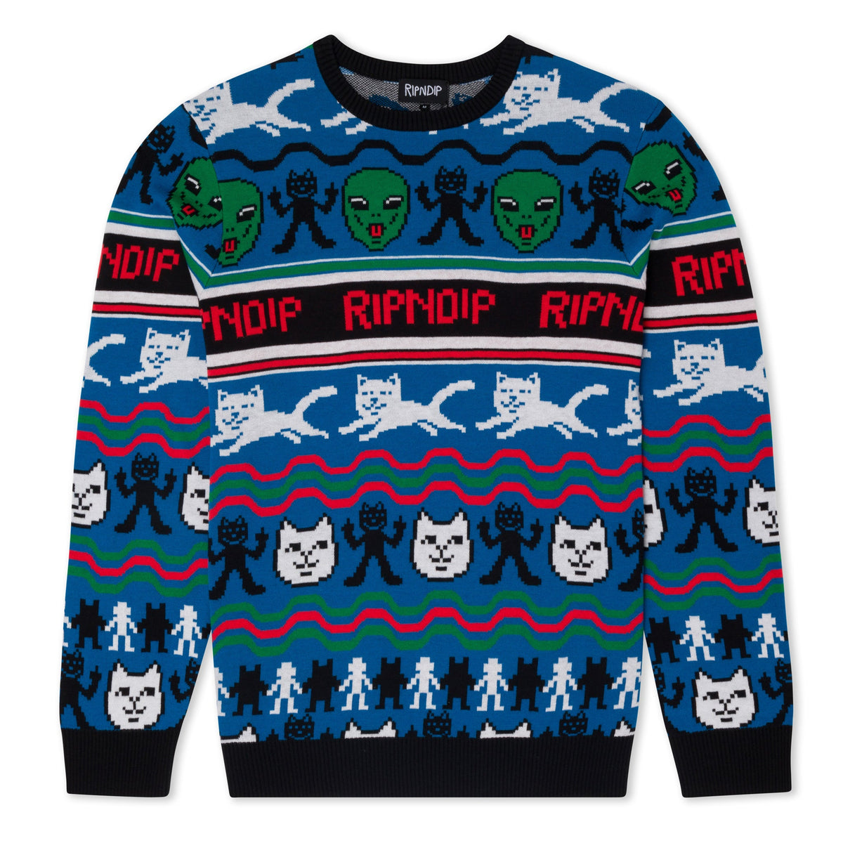 RIPNDIP Jolly Holiday Knit Sweater (Multi)