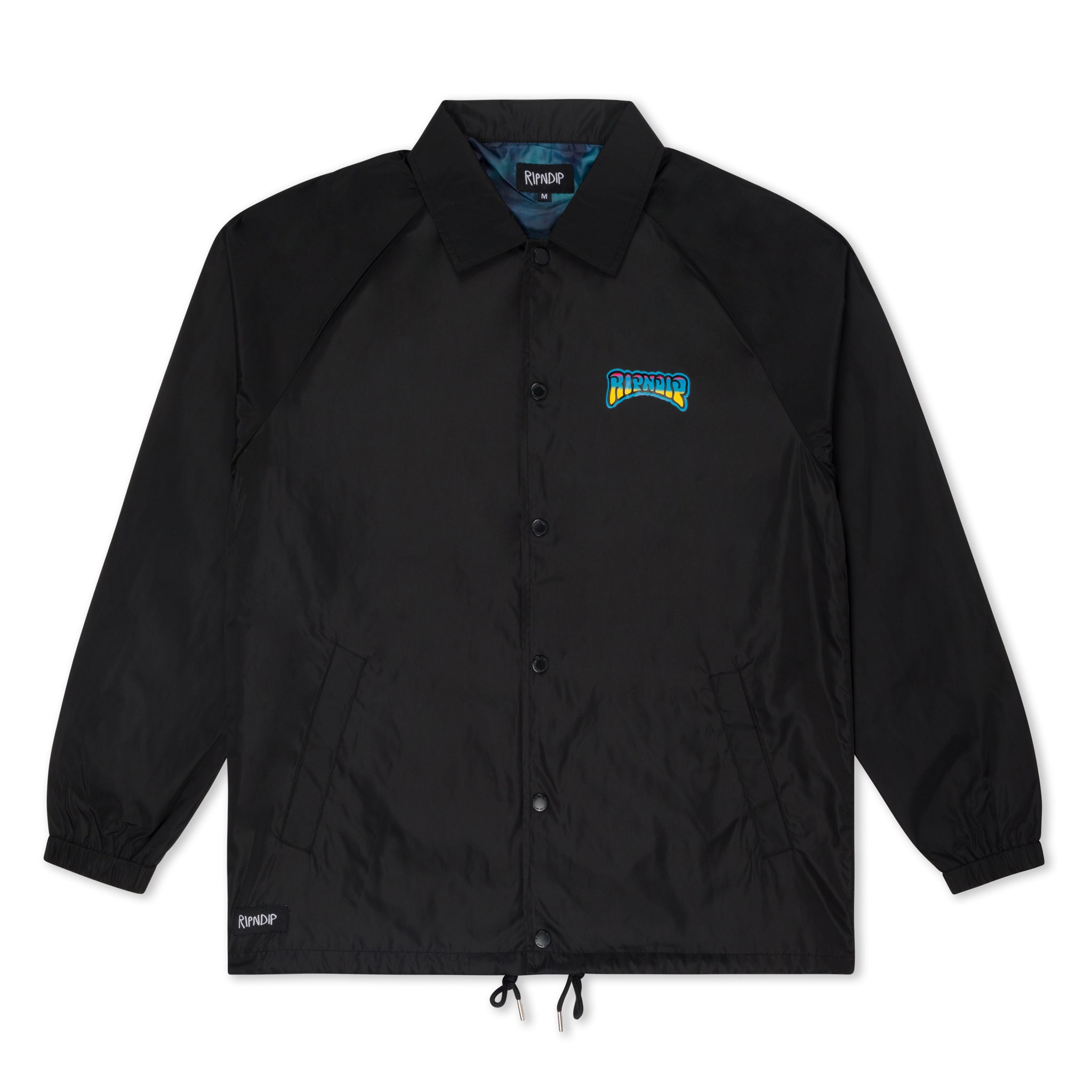 RIPNDIP Psychedelic Garden Coach Jacket (Black)