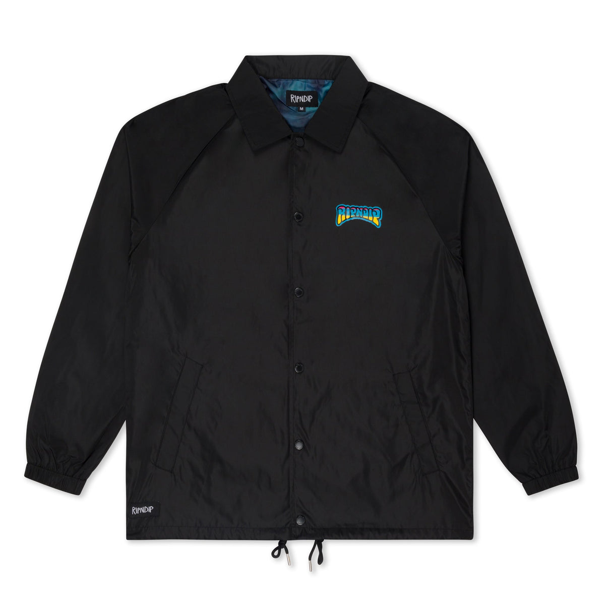 RIPNDIP Psychedelic Garden Coach Jacket (Black)