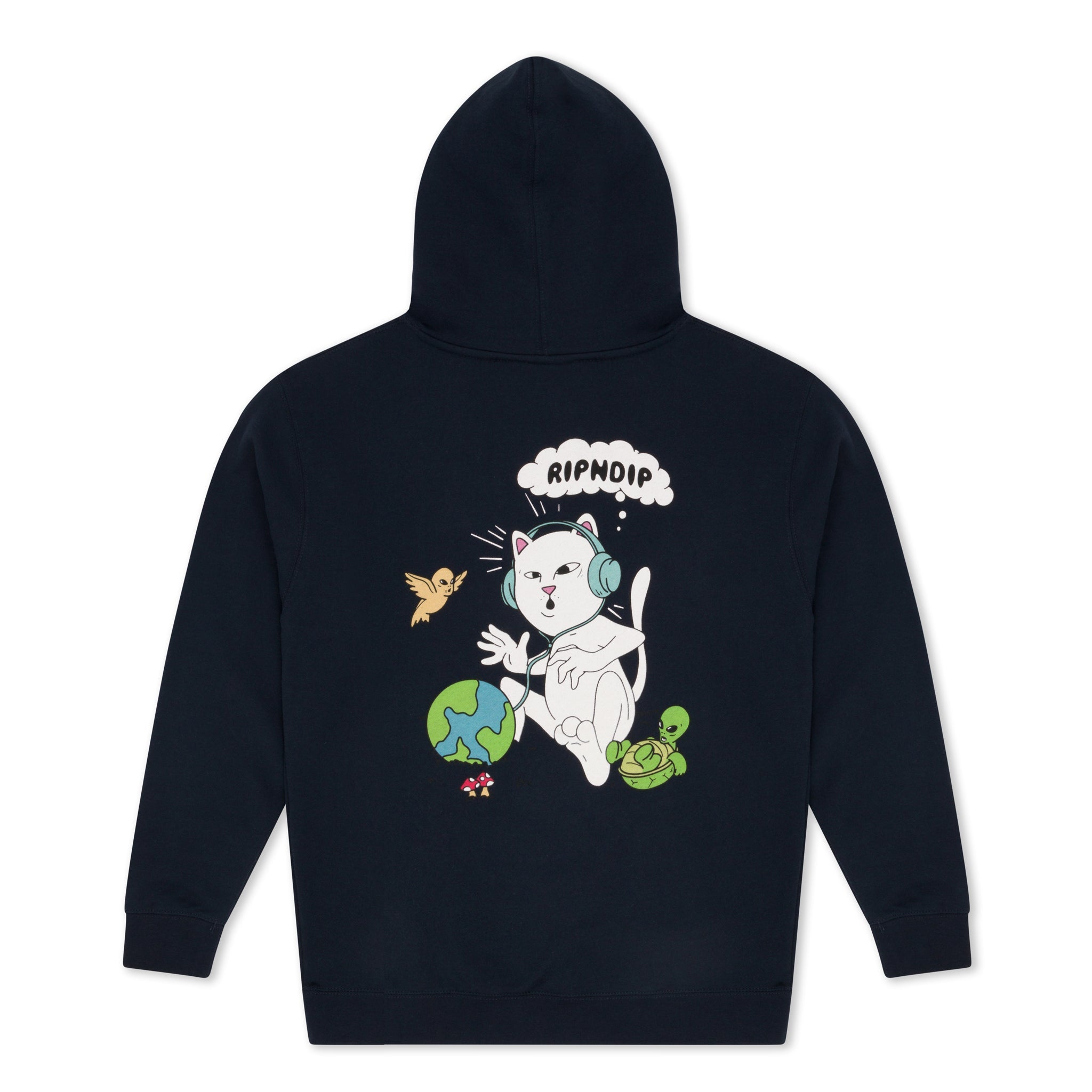 RIPNDIP I Like Turtles Hoodie (Navy)