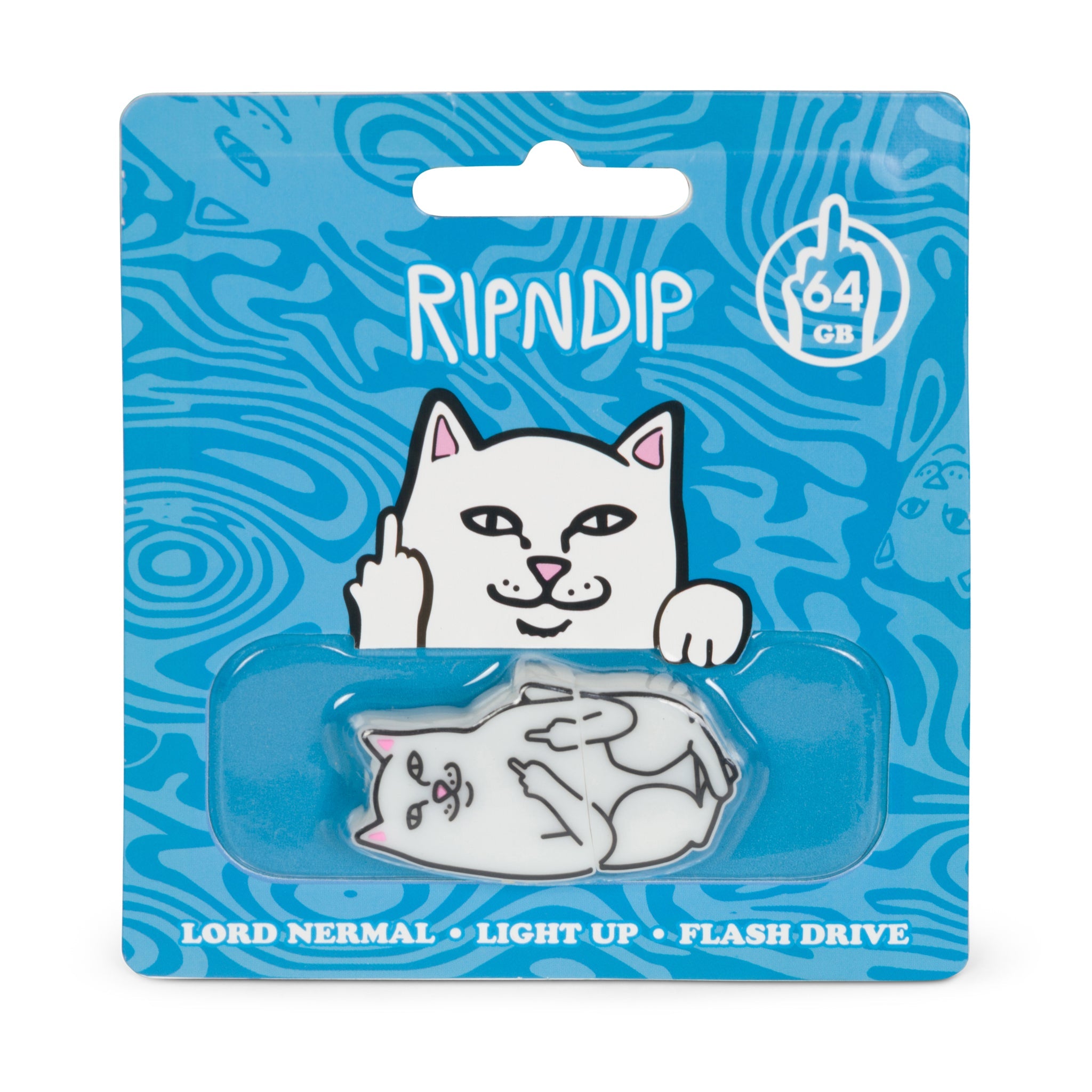 RIPNDIP Lord Nermal Flash Drive (White)