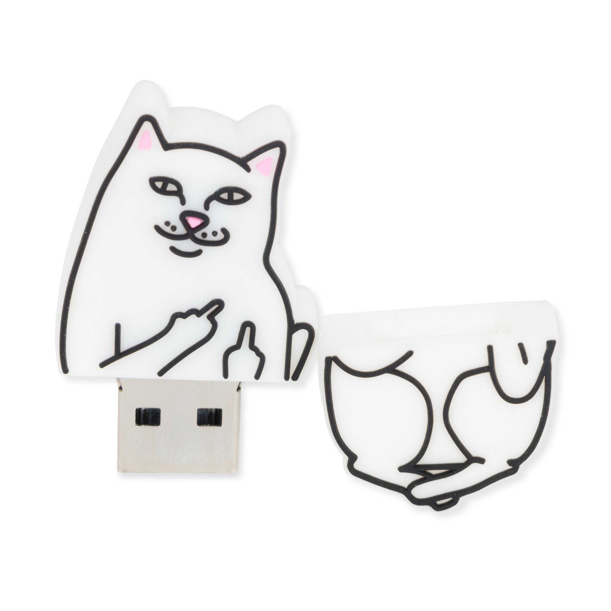 RIPNDIP Lord Nermal Flash Drive (White)