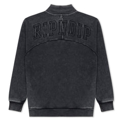 RIPNDIP Night Quarter Zip Sweatshirt (Black)