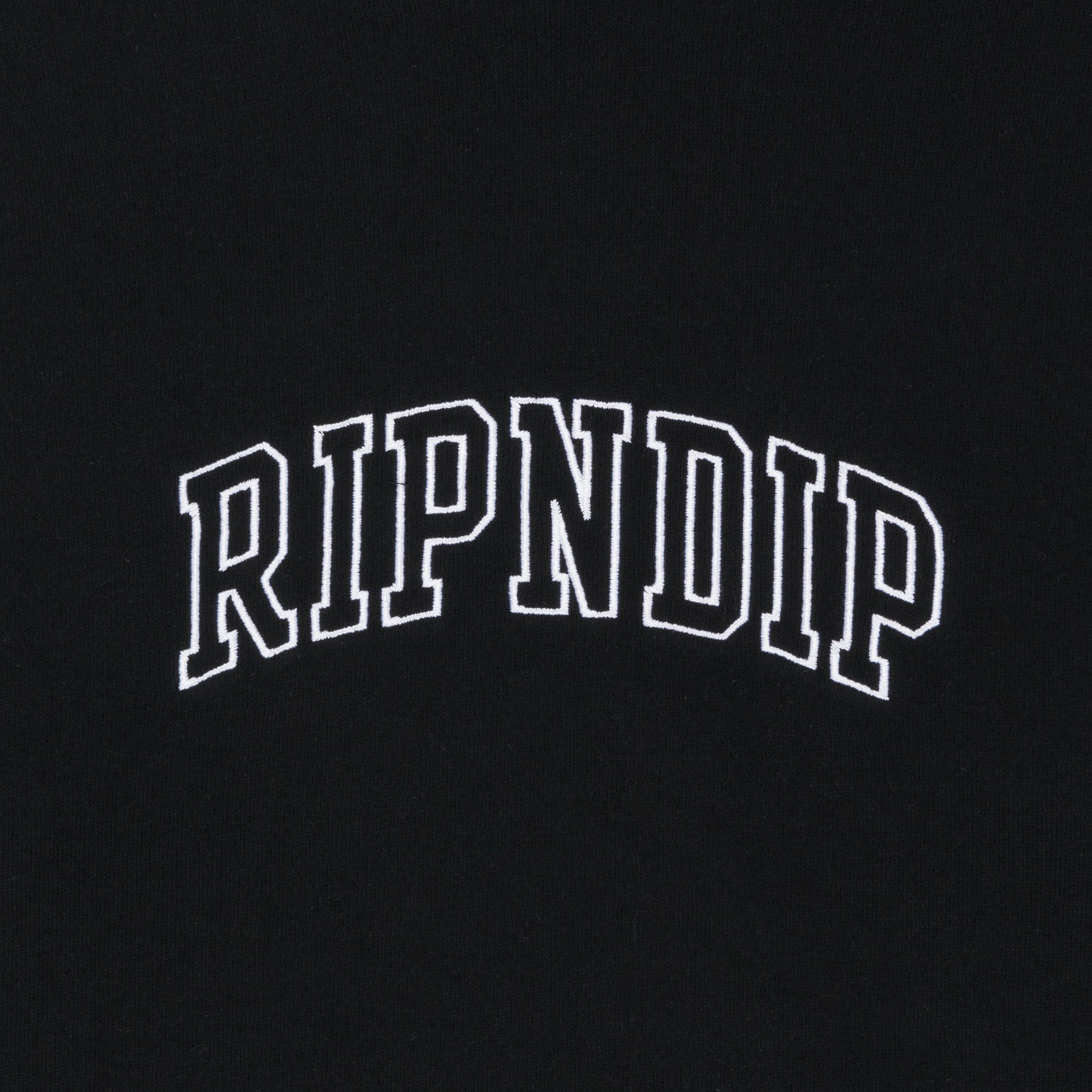 RIPNDIP Team Spirit Cropped Hoodie (Black)