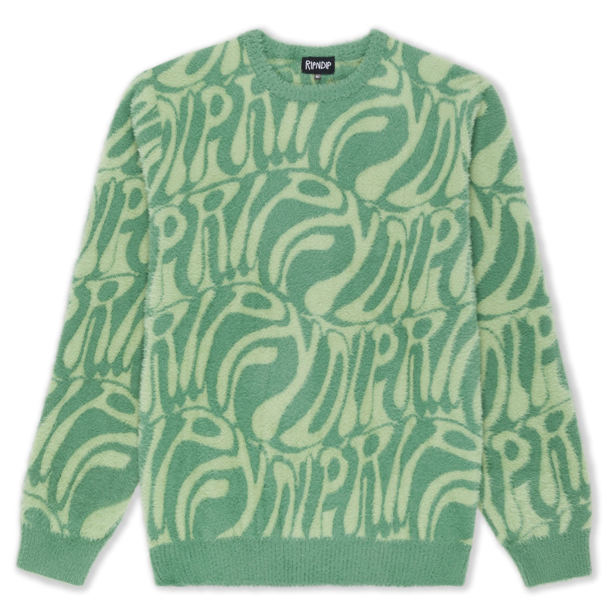 RIPNDIP Wilshire Knit Mohair Sweater (Pine)