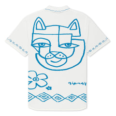 RIPNDIP Blonded Knitted Reversible Button Up (Off White)