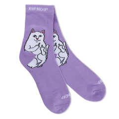 RIPNDIP Lord Nermal Mid Sock (Dusty Lavender)