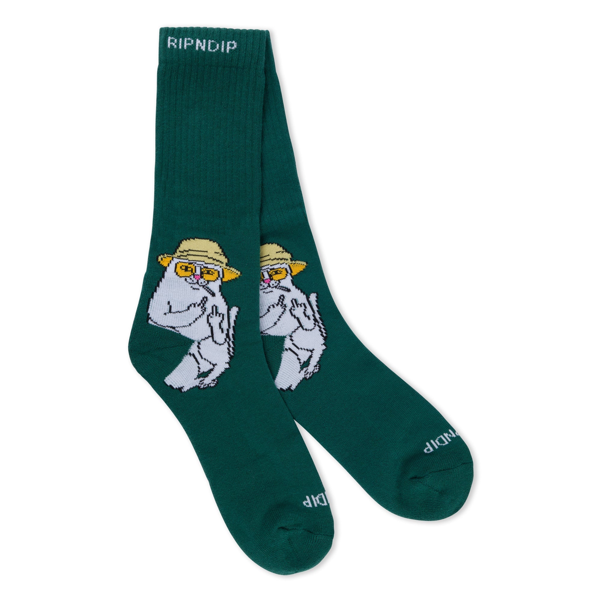 RIPNDIP Nermal S Thompson Socks (Hunter Green)
