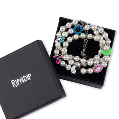 RIPNDIP Lucky Charms Pearl Necklace (Multi)