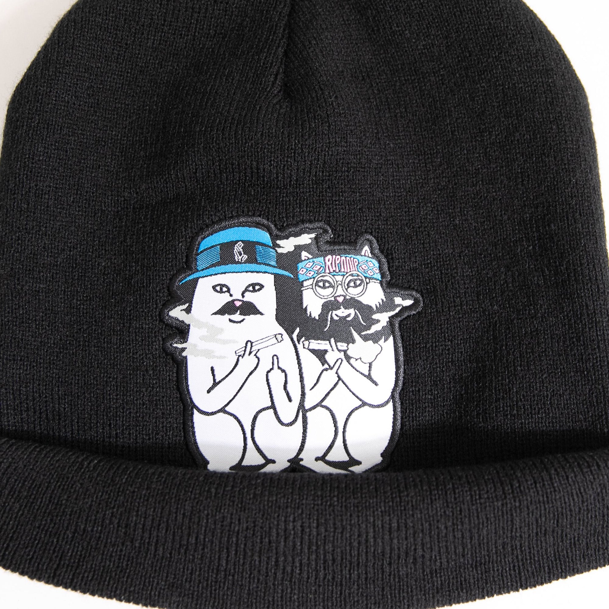 RIPNDIP Cheech and Nerm Beanie (Black)