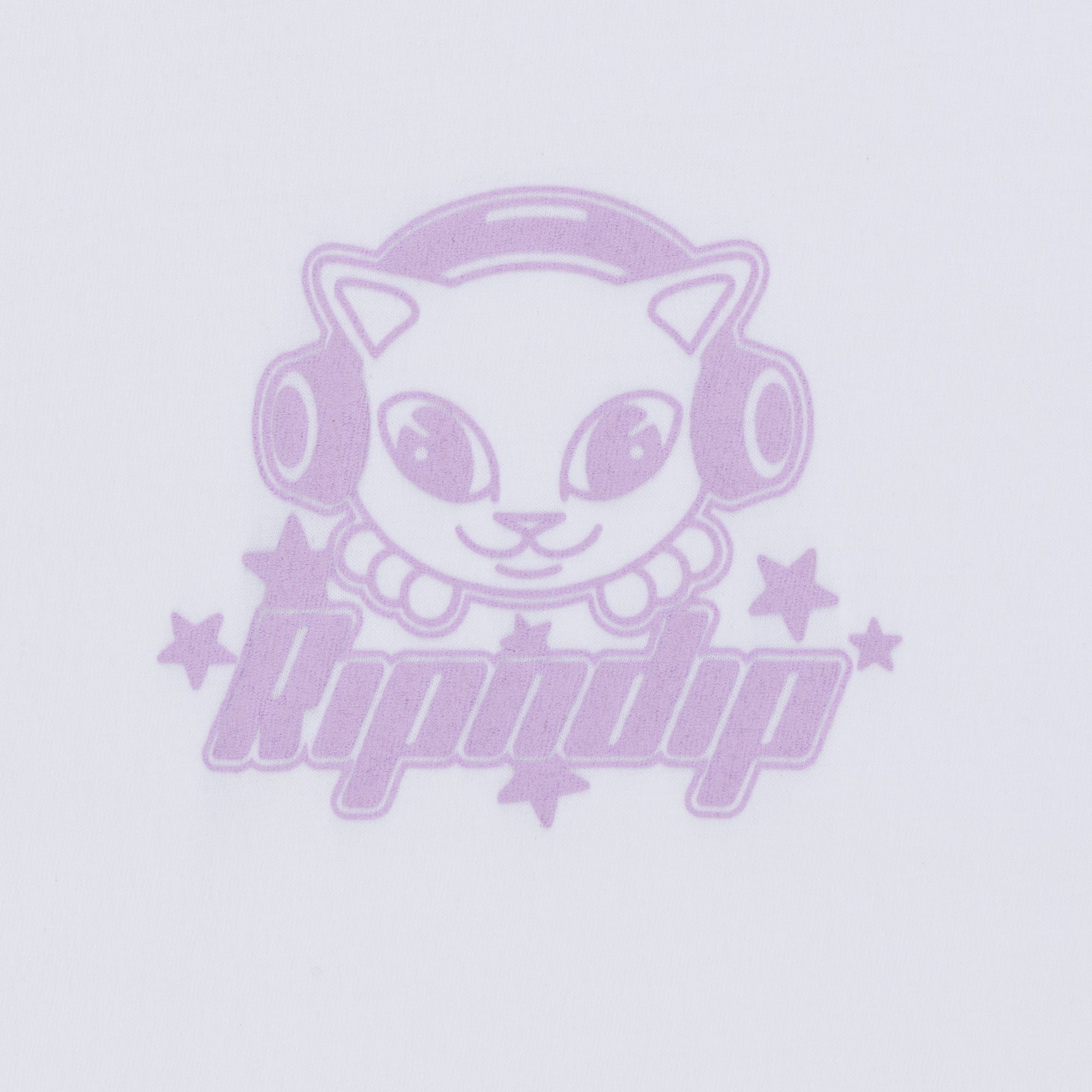 RIPNDIP Kawaii Nerm Cropped Baby Tee (White)