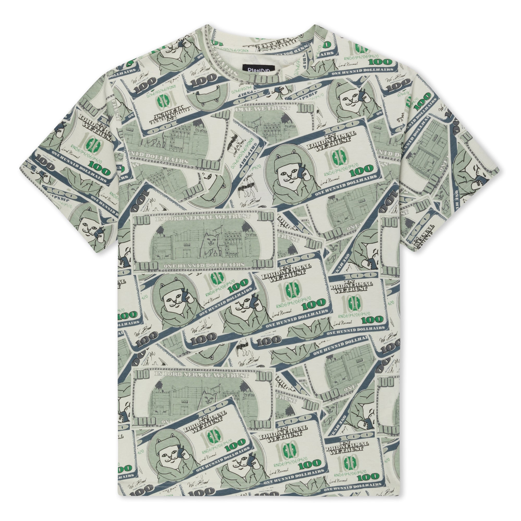 RIPNDIP Moneybag Tee (Olive)