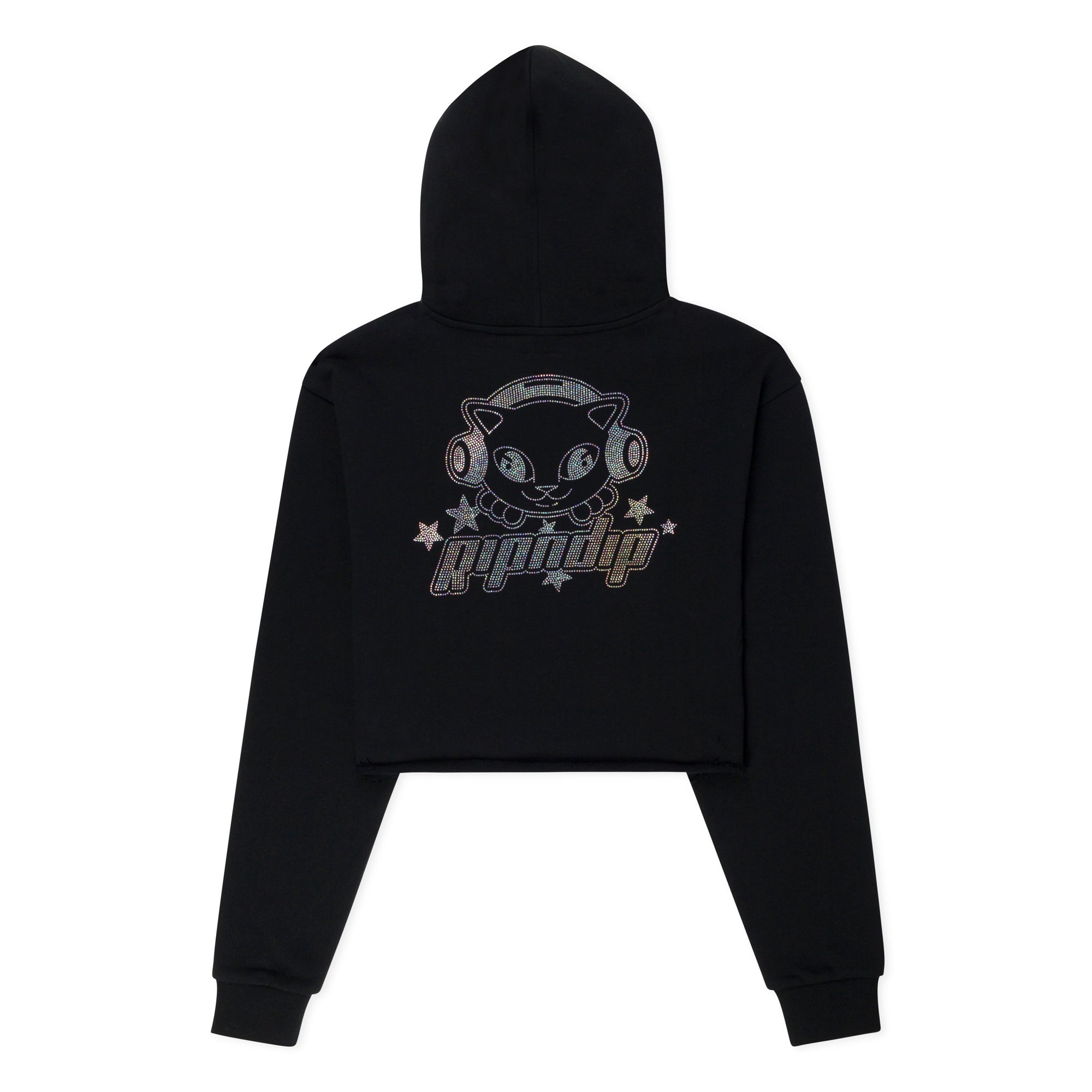 RIPNDIP Kawaii Nerm Cropped Hoodie (Black)