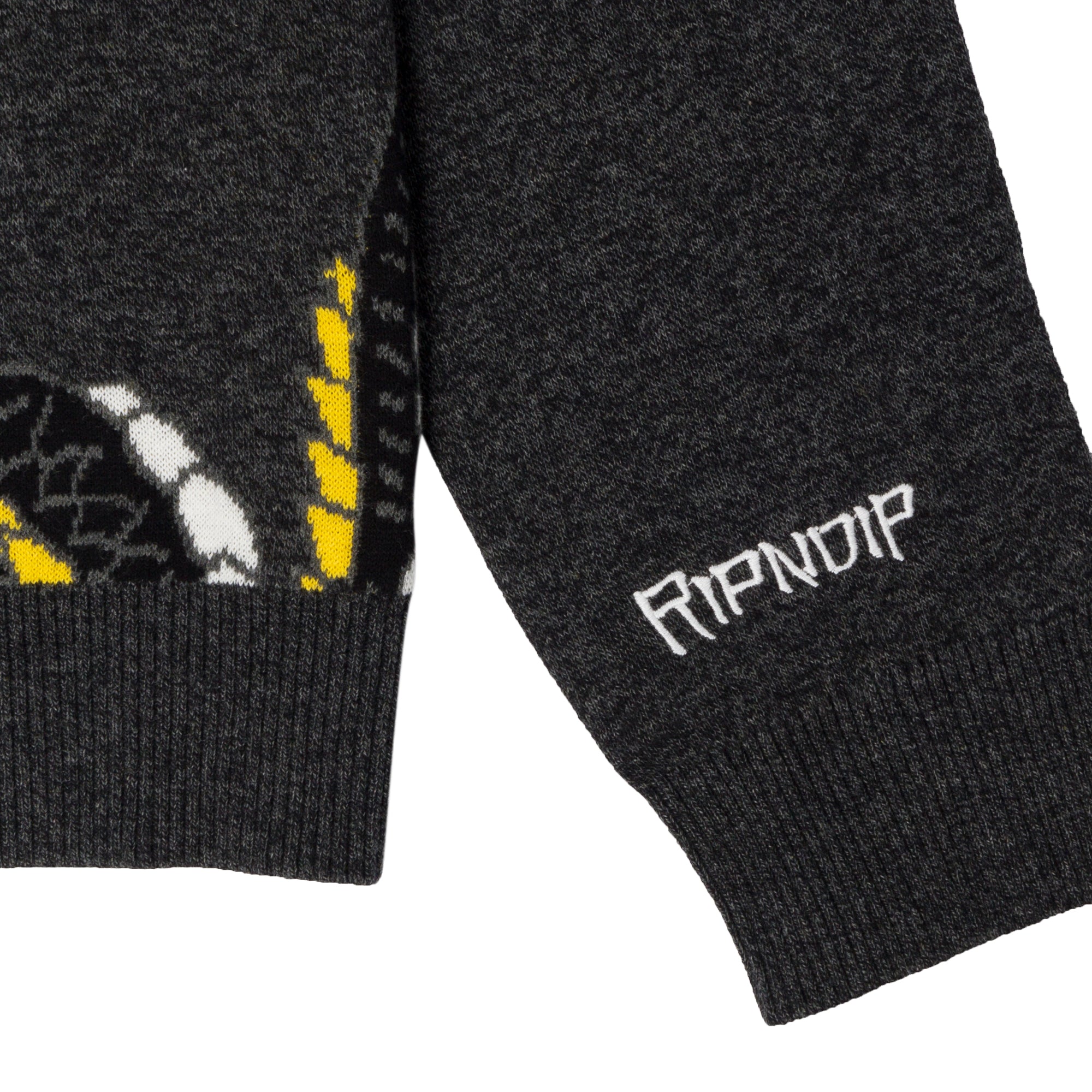 RIPNDIP Ryu Knit Sweater (Black Heather)