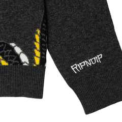 RIPNDIP Ryu Knit Sweater (Black Heather)