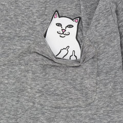 RIPNDIP Lord Nermal Pocket Tee (Heather Grey)