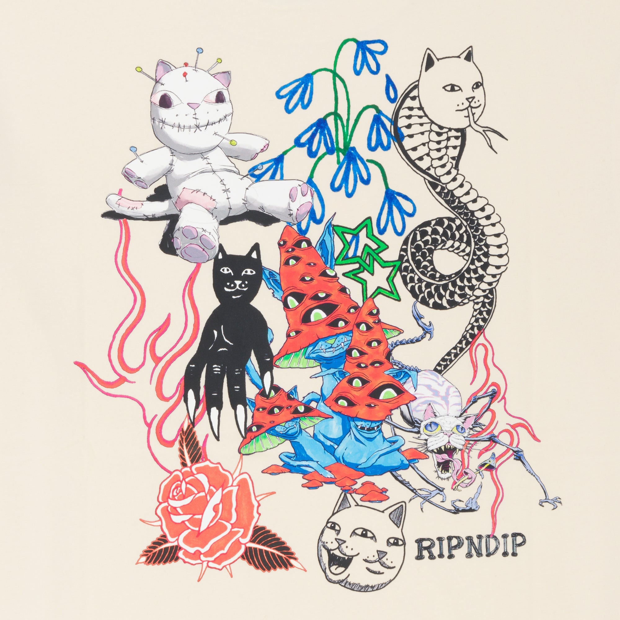 RIPNDIP Travis Tee (Natural)