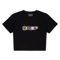 RIPNDIP Fan Fave Cropped Baby Tee (Black)